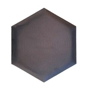 Čalúnený Panel 2ks, 36x32cm Hexagon, Antracitová