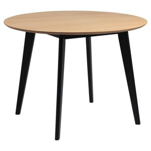 Okrúhly Jedálenský Stôl Roxby 105 Cm, Čierny